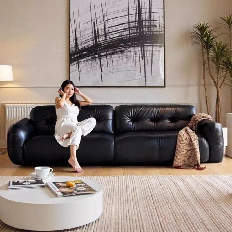 Cowie Luxe Genuine Leather Sofa