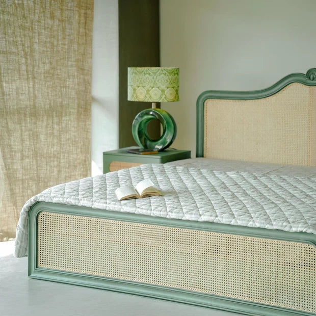 Valencia Cane Panel Bed