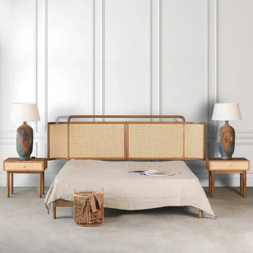 Verde Cane Frame Bed