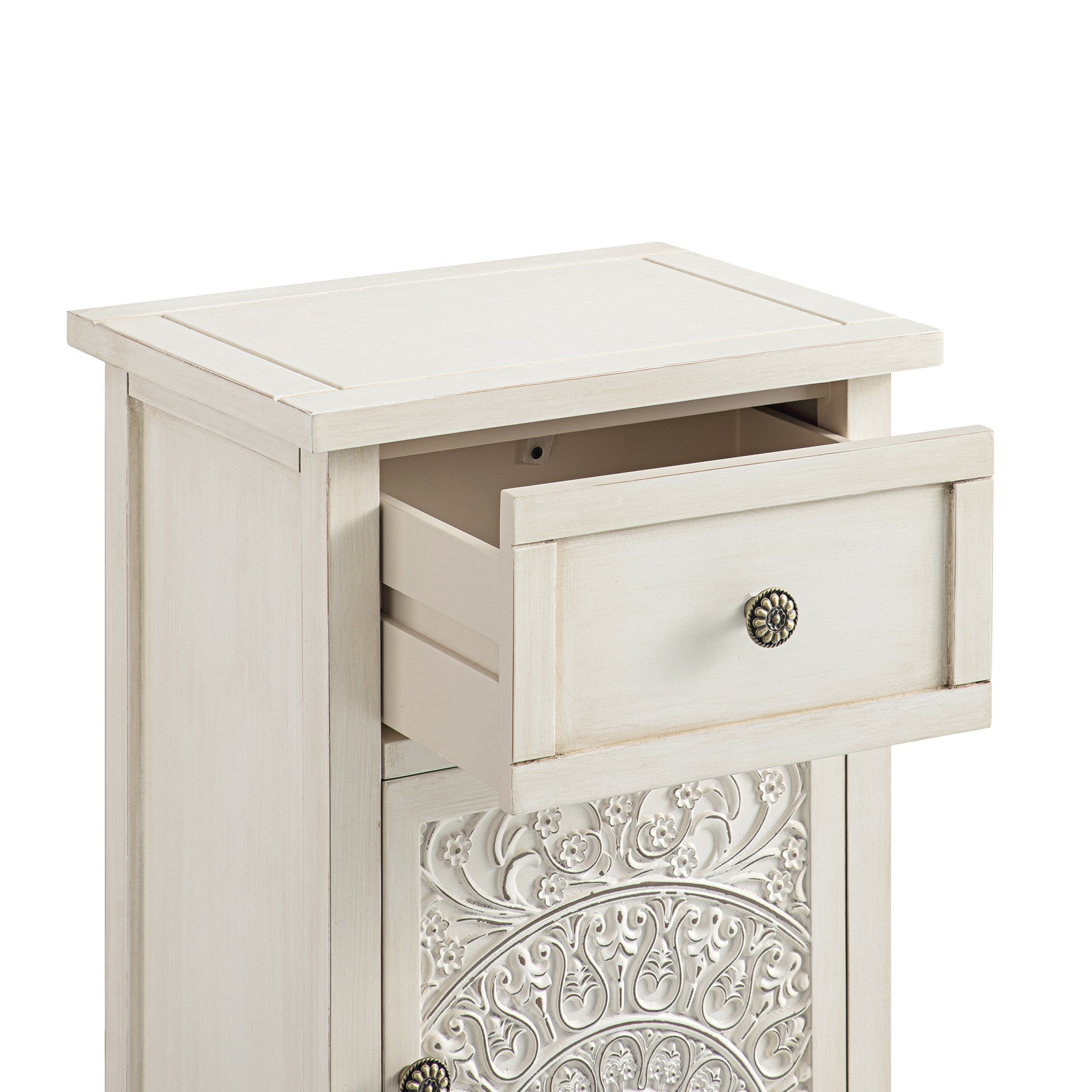 Chantilly Carved Bath Cabinet