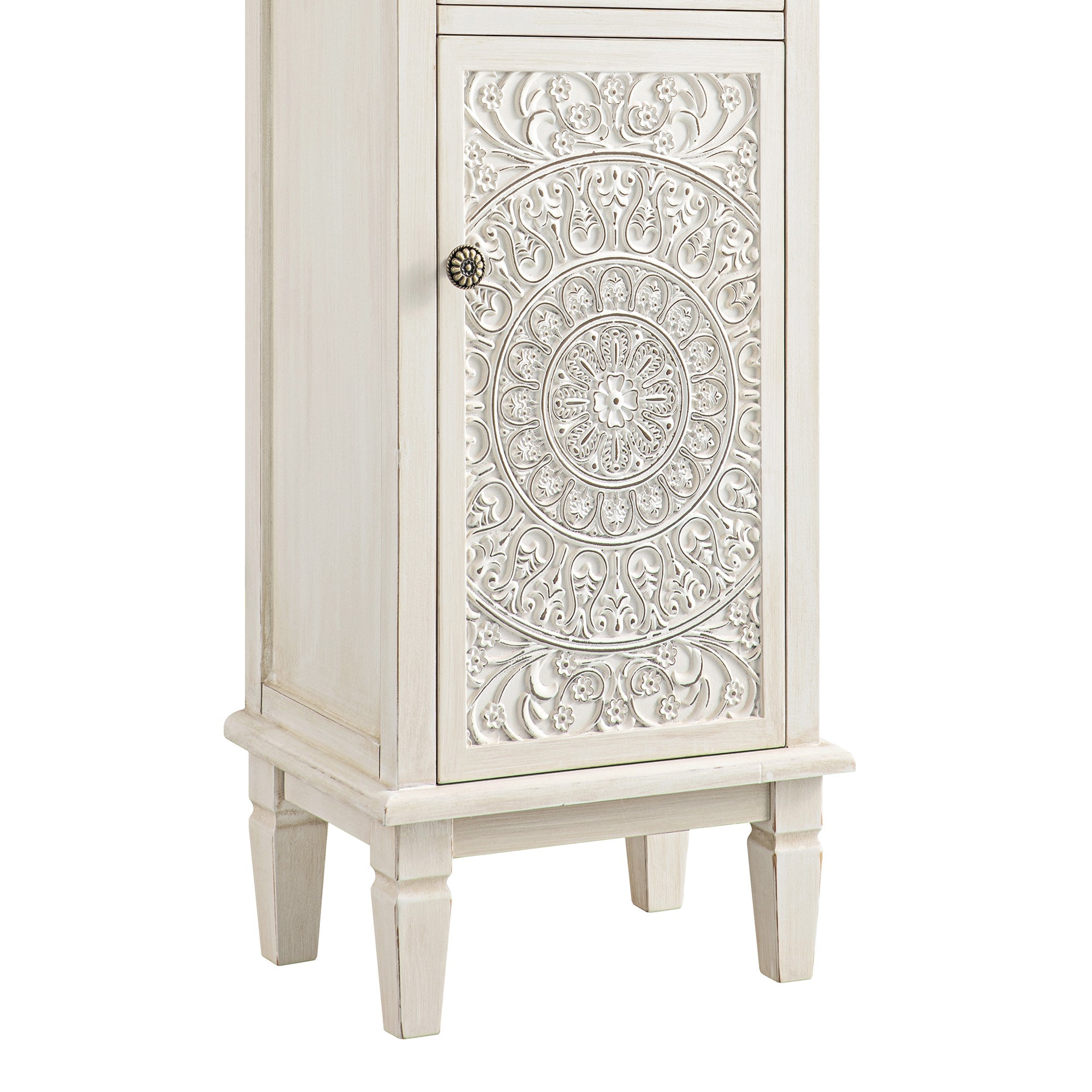 Chantilly Carved Bath Cabinet