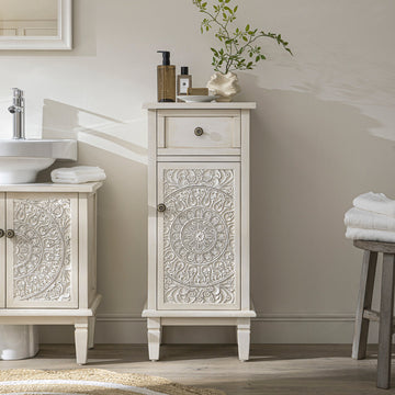 Chantilly Carved Bath Cabinet