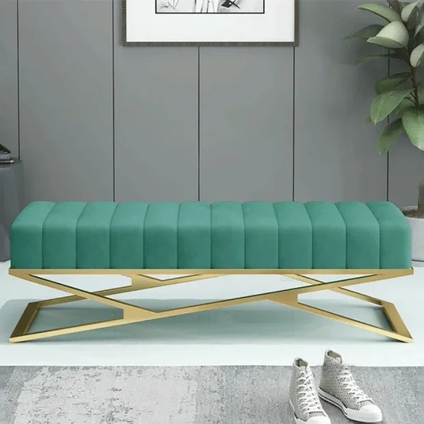 ZLiving Soft Bag Nordic Ottoman Bench