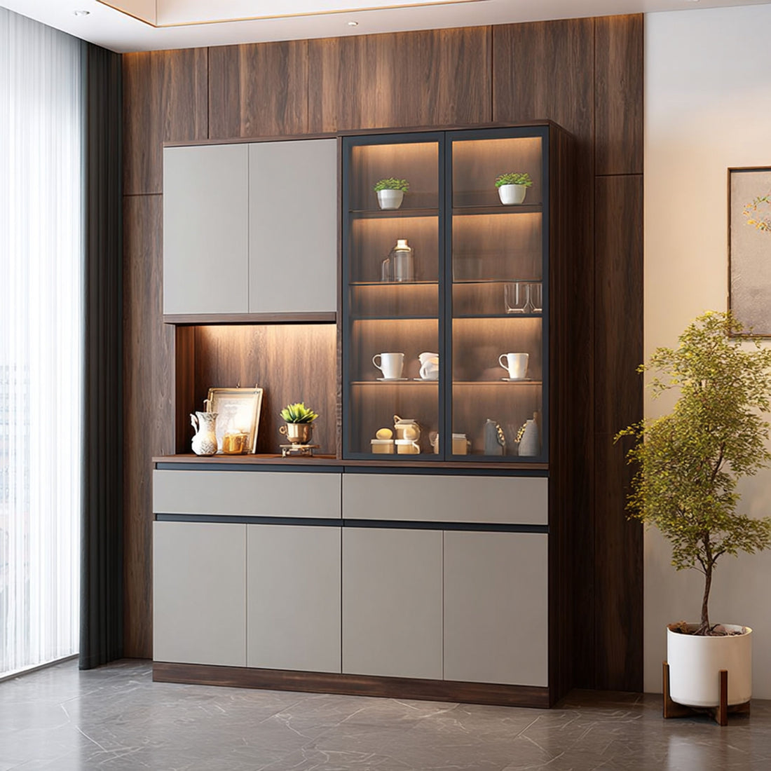 Lucca Crockery Unit
