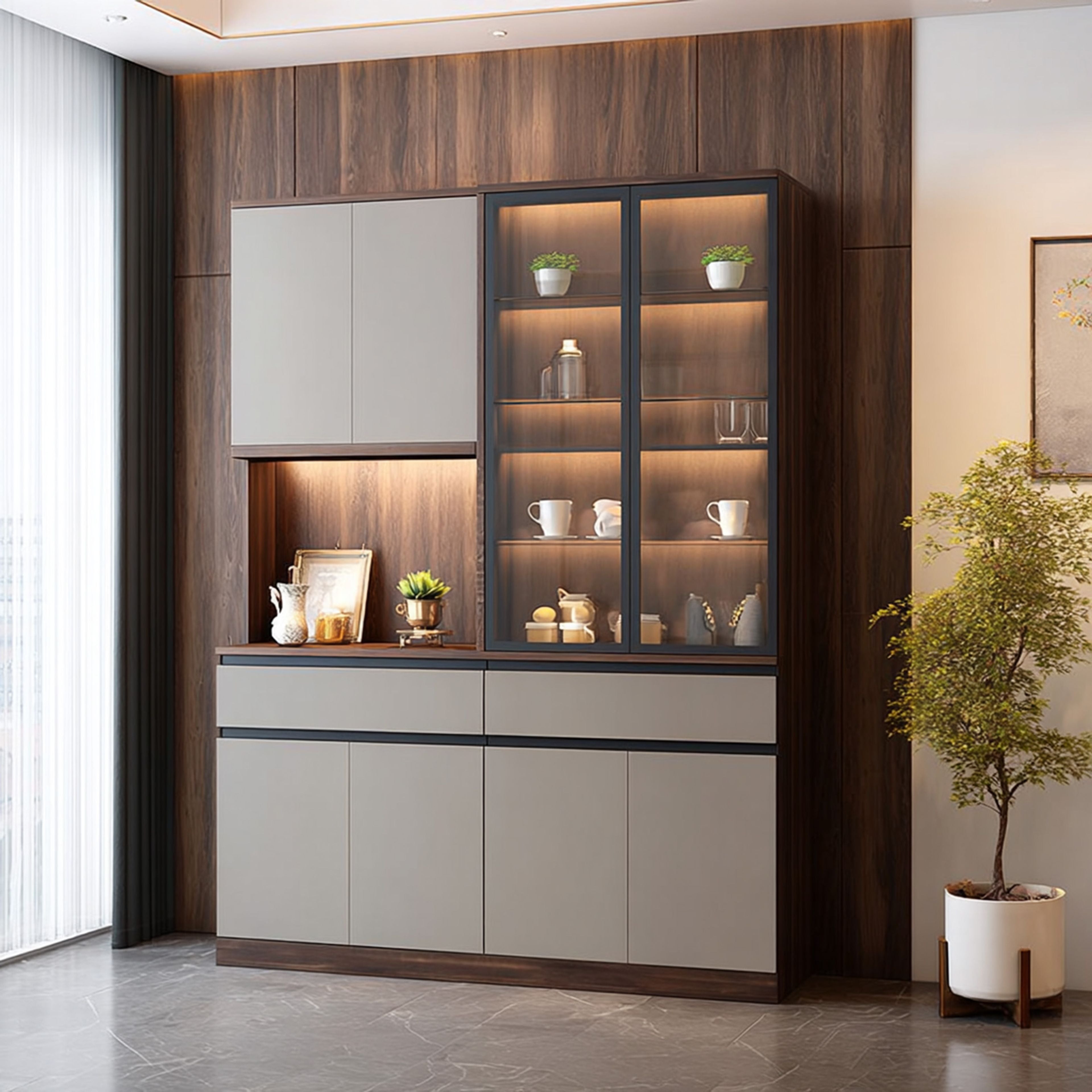 Lucca Crockery Unit