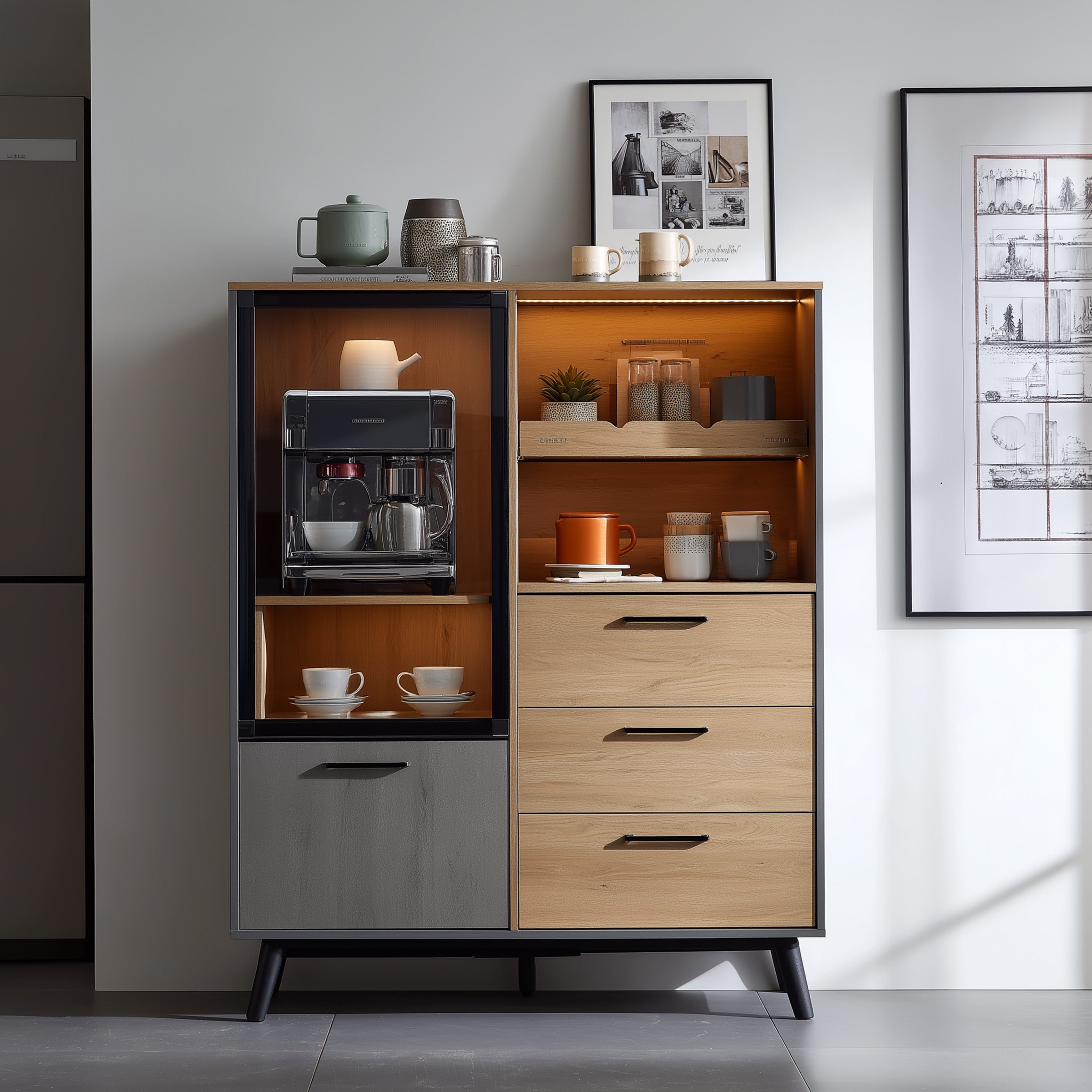 Siena Crockery Unit