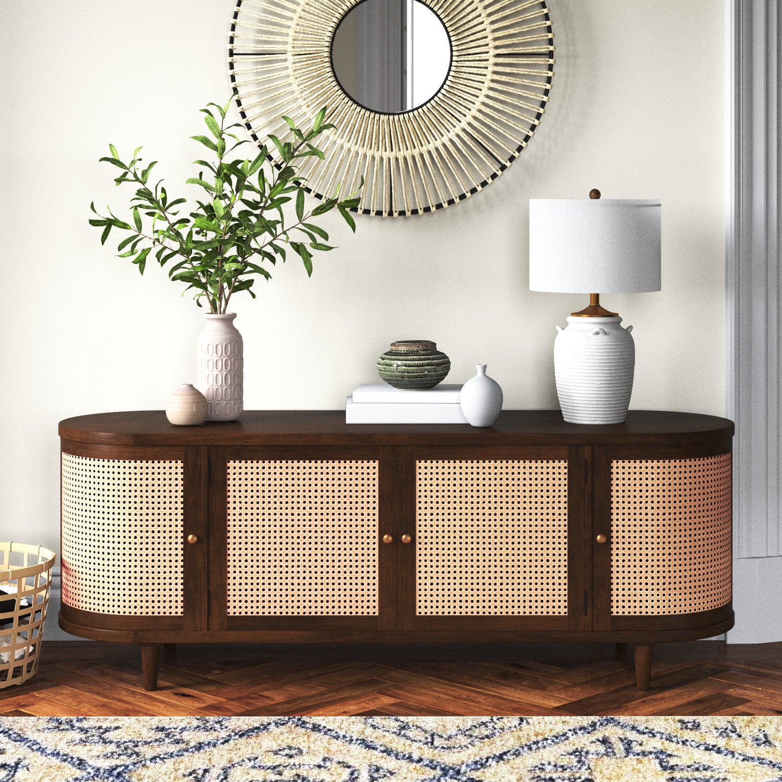 Savoy Cane Door Sideboard
