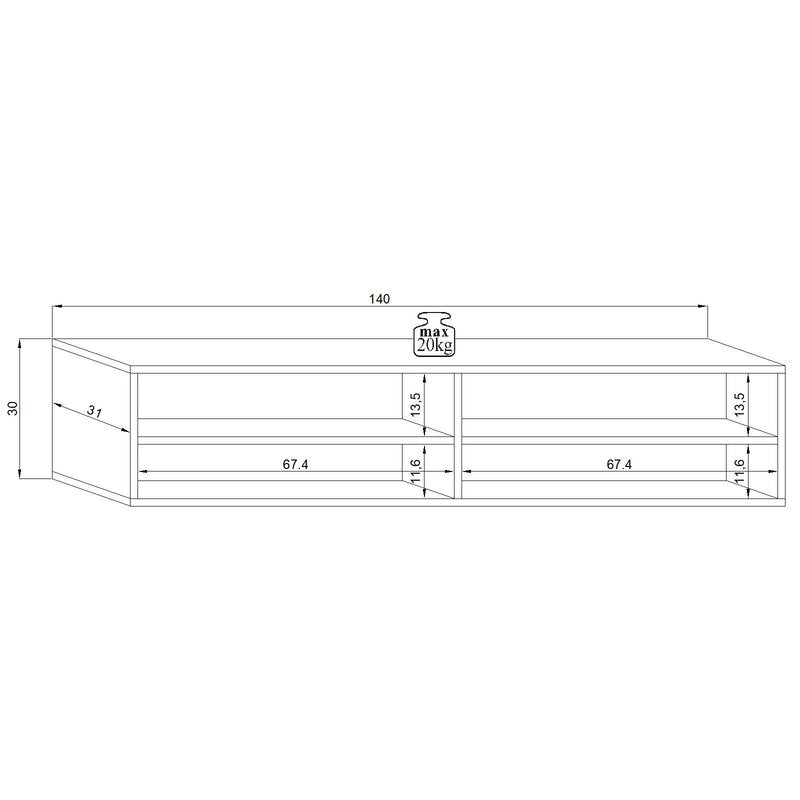 PlatinumVista TV Console