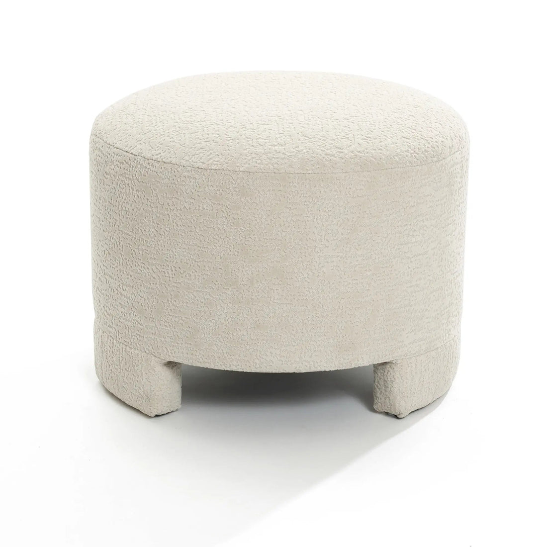 Rio upholstered cream ottoman
