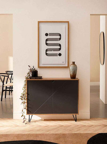 Grey modern storage unit