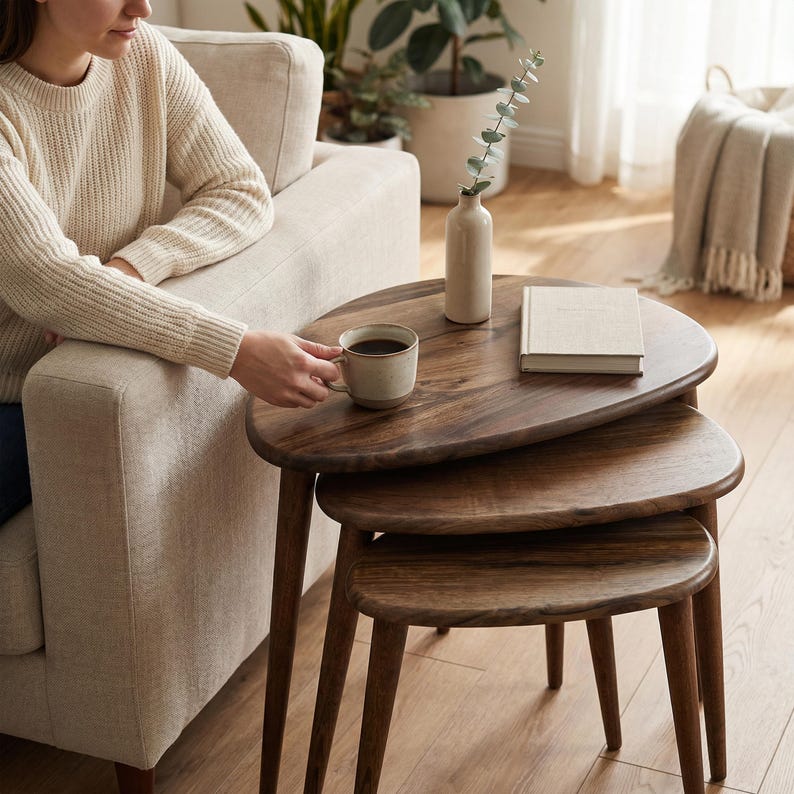 Mid Century Modern Nesting Table