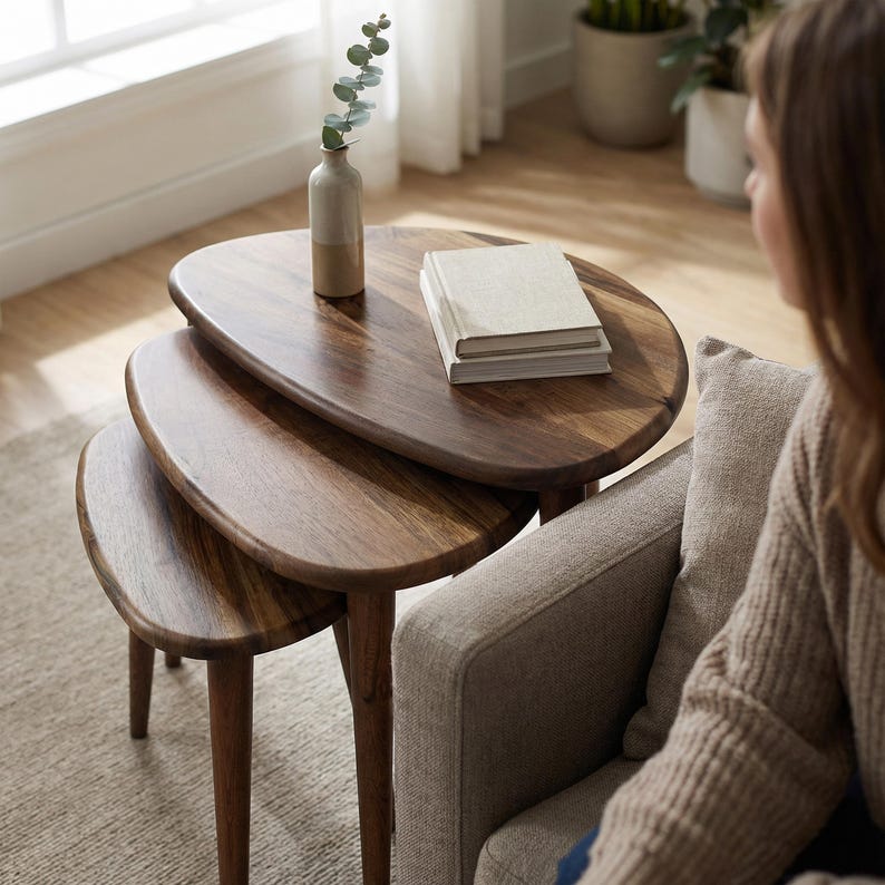 Mid Century Modern Nesting Table