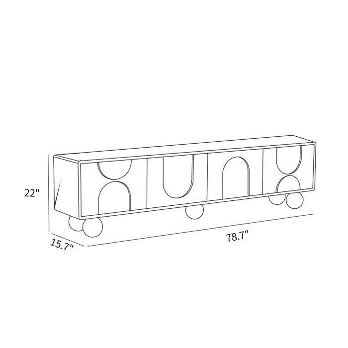 RadiantCrest TV Console