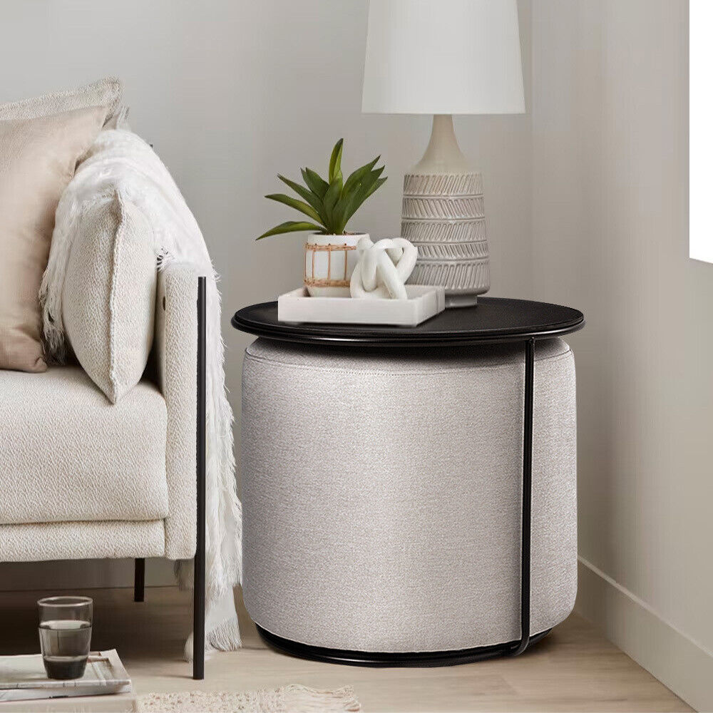 Aura Plush Ottoman