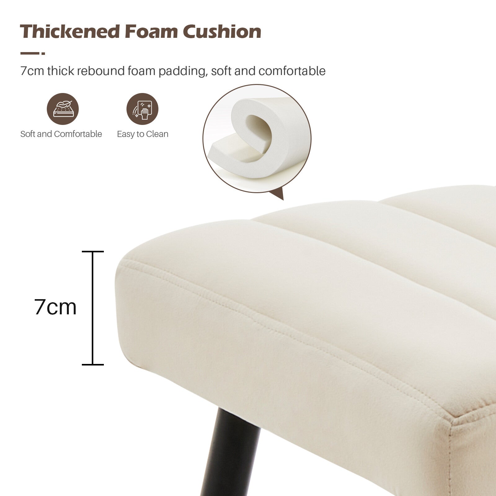 Serene Luxe Ottoman