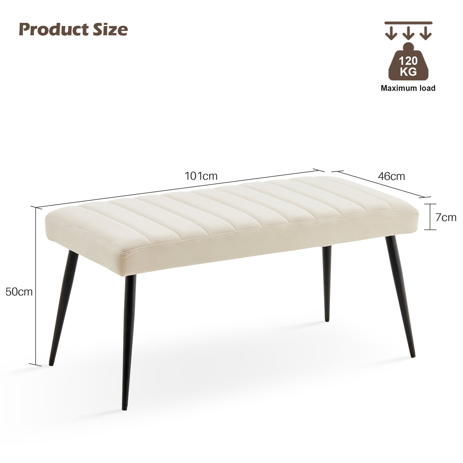 Serene Luxe Ottoman
