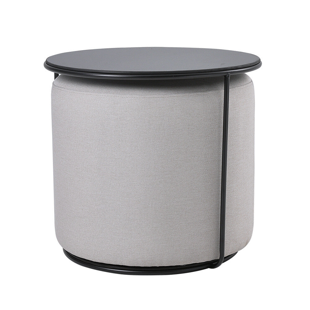 Aura Plush Ottoman
