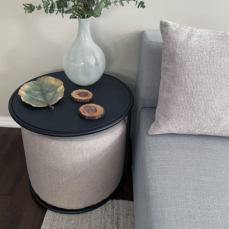 Aura Plush Ottoman