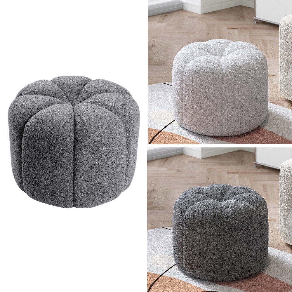 Velvet Edge Ottoman