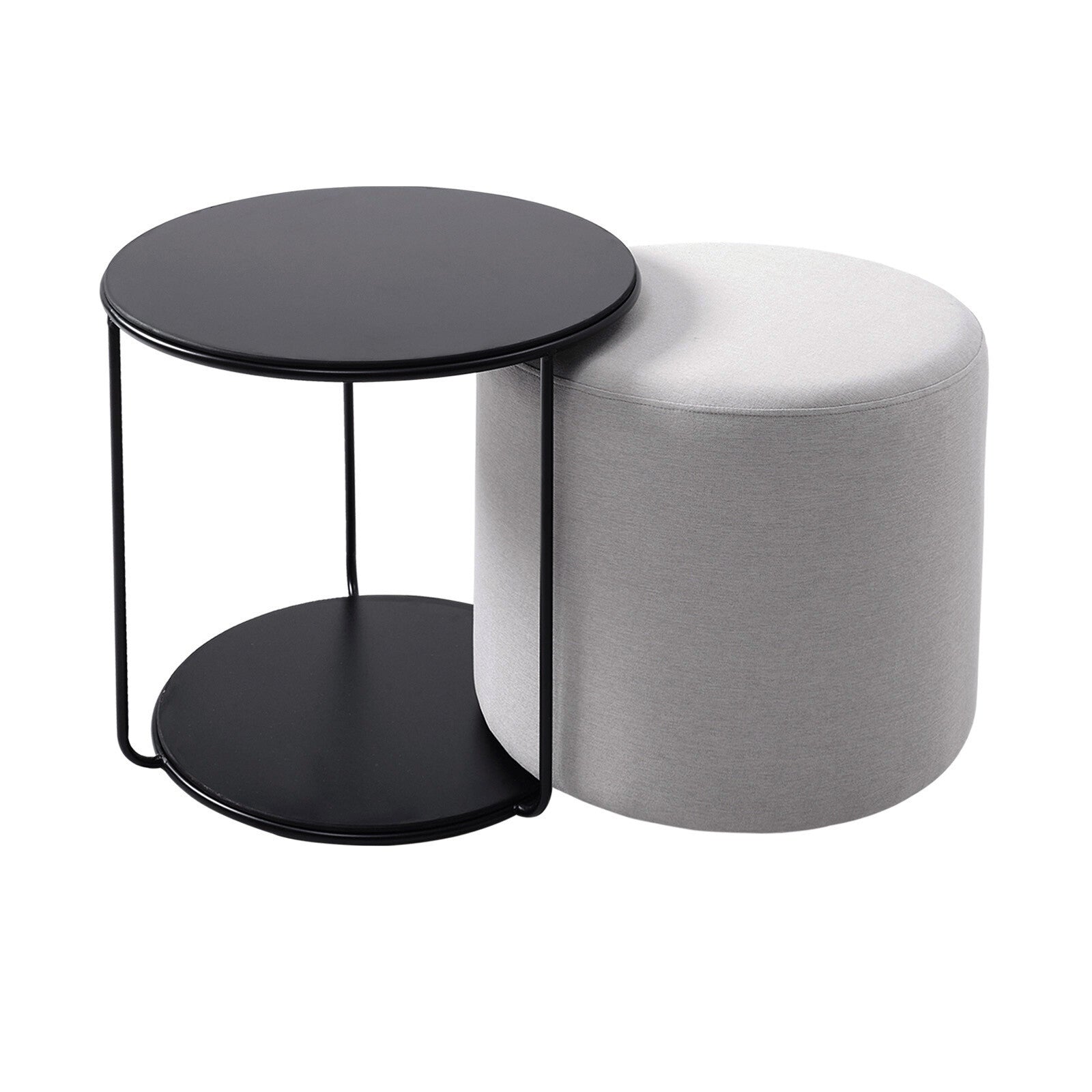 Aura Plush Ottoman