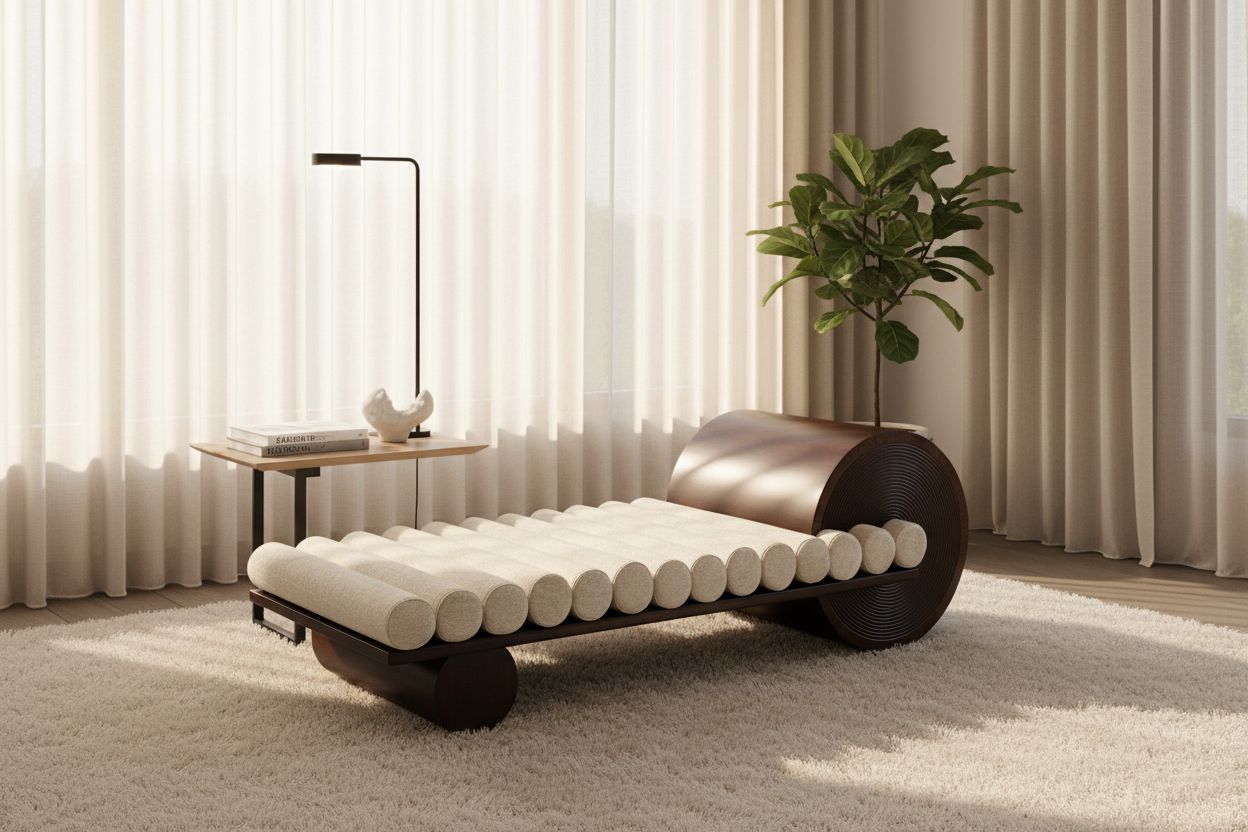 Celeste Roll Ottoman