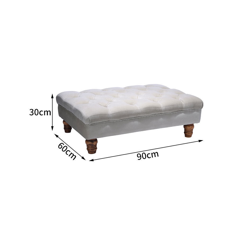 Modern Crown Ottoman